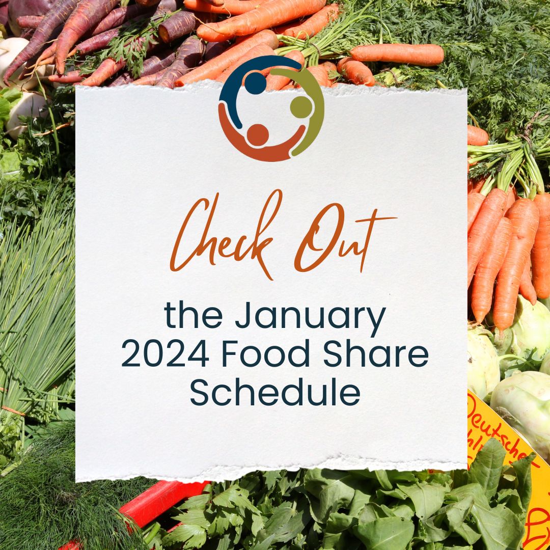 January 2024 Food Share Schedule