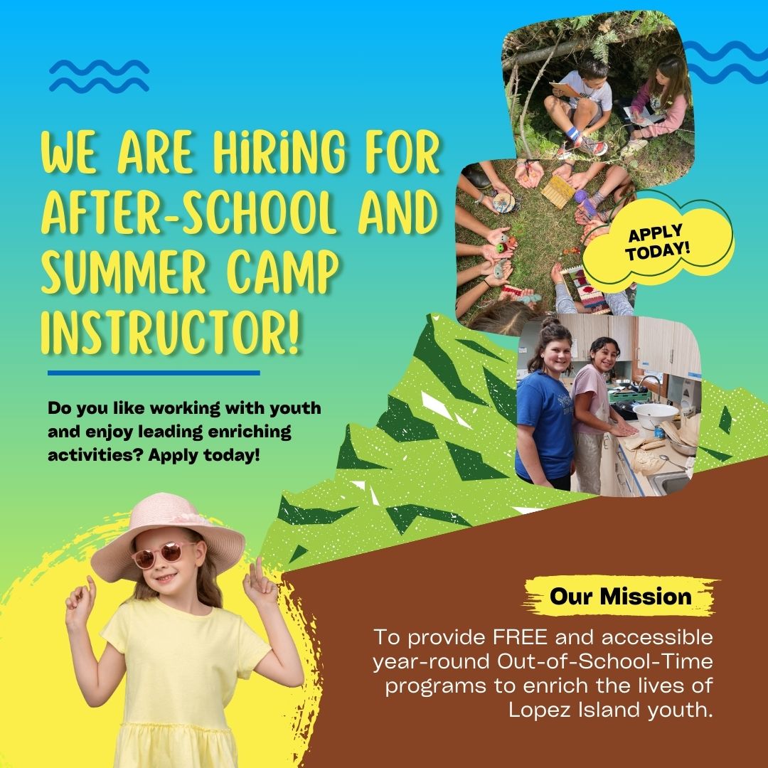 We are hiring For After-School and Summer Camp Instructor!