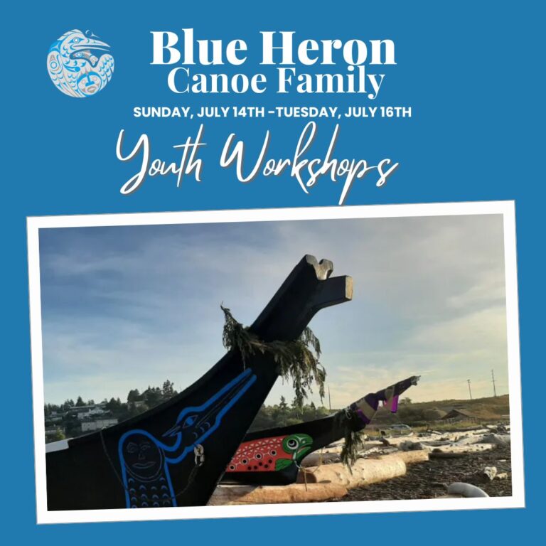 Youth Workshops with Blue Heron Canoe Family