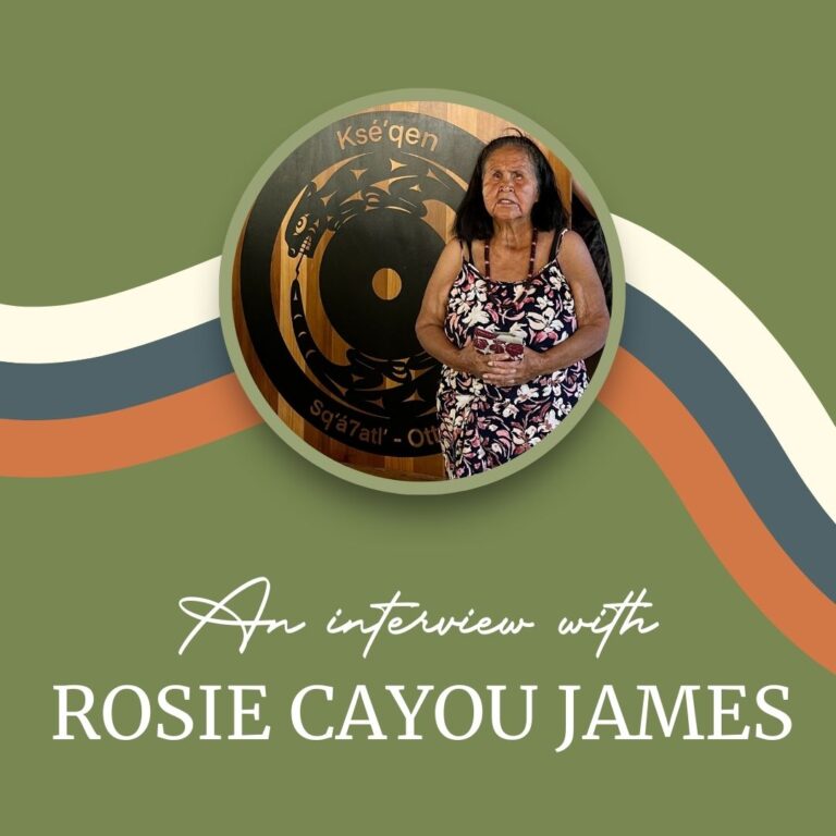 An Interview with Rosie Cayou James