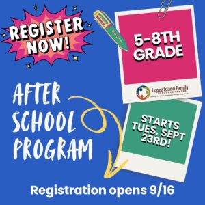 Read more about the article After School Program Registration Open for 5-8th Grade!
