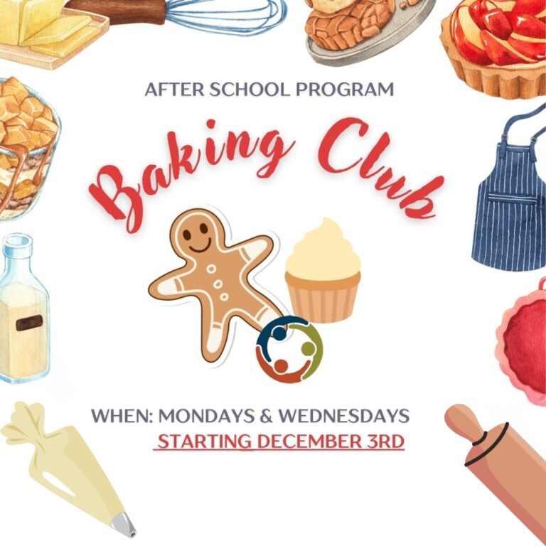 Baking with the After School Program