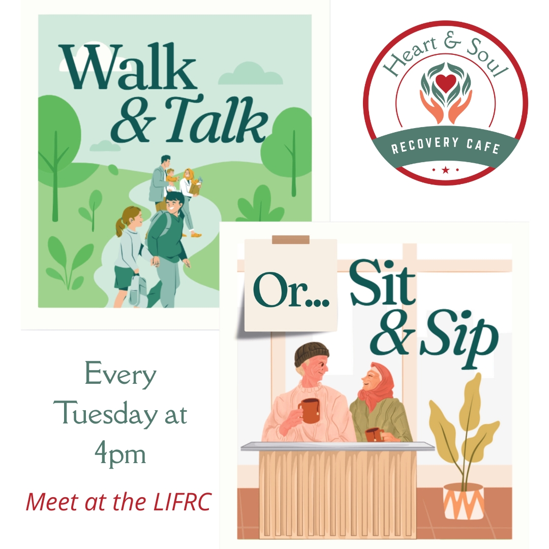 Read more about the article Walk & Talk OR Sit & Sip!