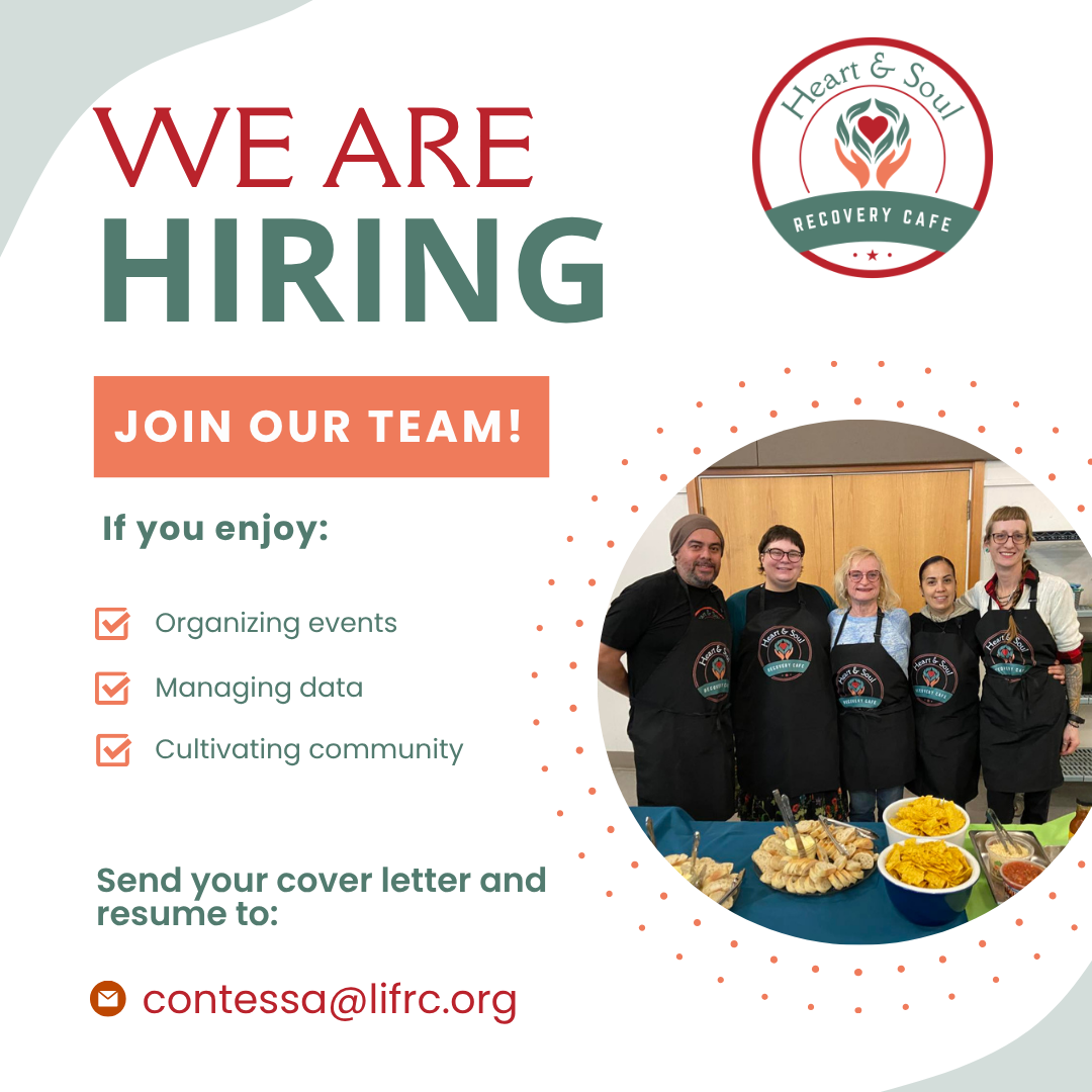 Read more about the article Heart & Soul Recover Cafe is Hiring!