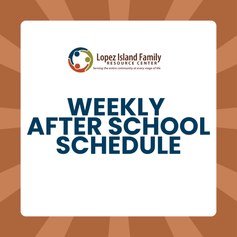 Weekly After School Calendar